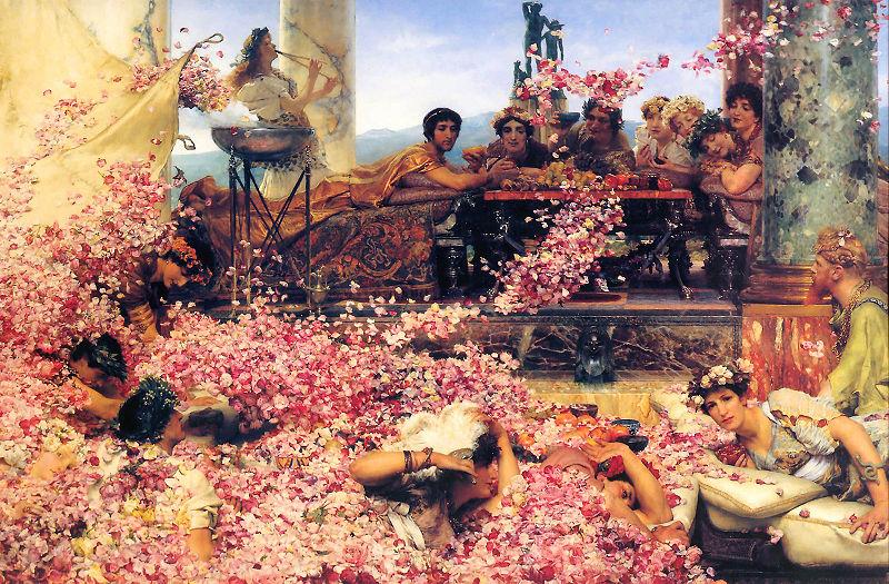 Laura Theresa Alma-Tadema Roses of Heliogabalus oil painting image